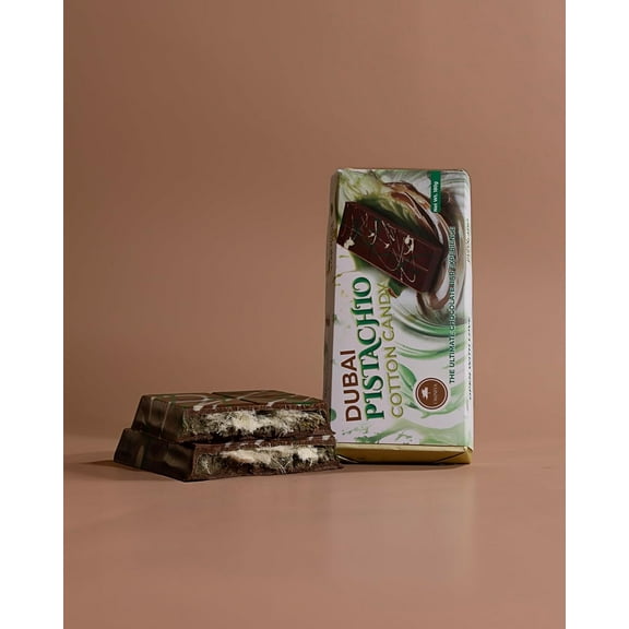 Dubai Viral Chocolate Bar  Cotton Candy Pistachio (180g)