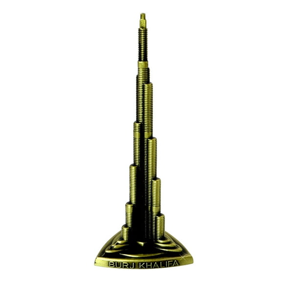 Dubai's Burj Khalifa Bronze Replica 4.75 Inches