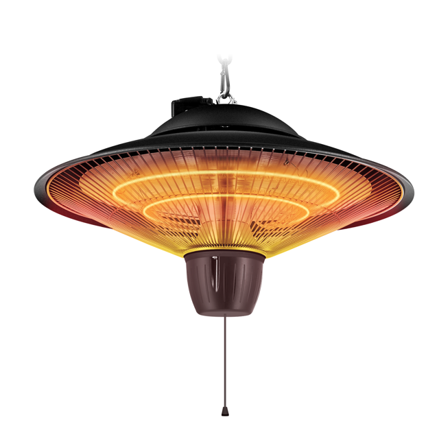 Dubbin 1500W Electric Outdoor Patio Ceiling Heater with Overheat