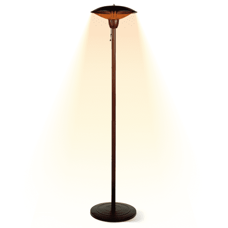 Dubbin Electric Patio Heater 1500W Outdoor Heater, Patio Infrared Heater, Portable Standing Heater