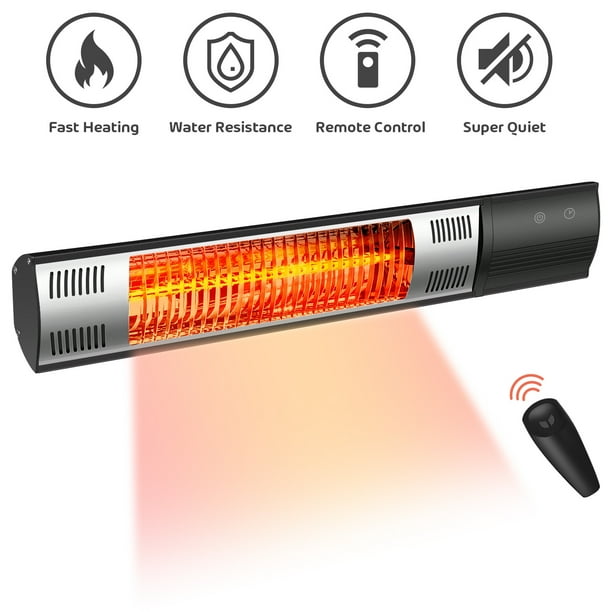 Dubbin Electric Patio Heater Infrared Indoor/Outdoor Heater Waterproof