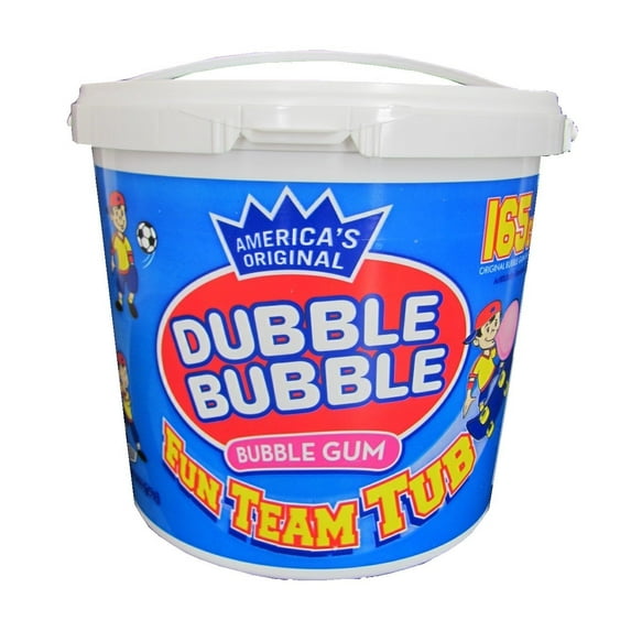Dubble Bubble 165 Count MFF30 Tub Bubble Gum