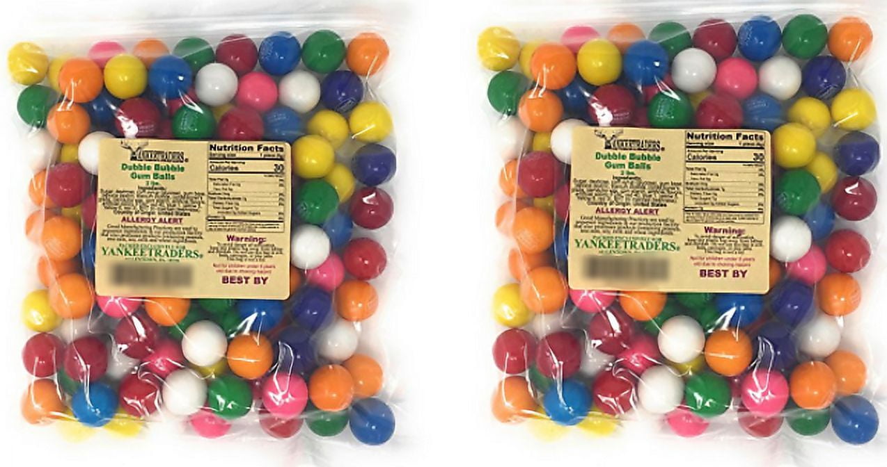 Dubble Bubble 8 Flavor Fruity Mix Gum Balls - 4 lbs. - Walmart.com