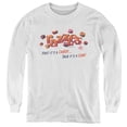 thumbnail image 1 of Dubble Bubble, A Gum & A Candy - Youth Long Sleeve Tee, White - Medium, 1 of 1