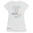 thumbnail image 1 of Dubble Bubble Bigger S/S Junior Women's T-Shirt Sheer White, 1 of 1