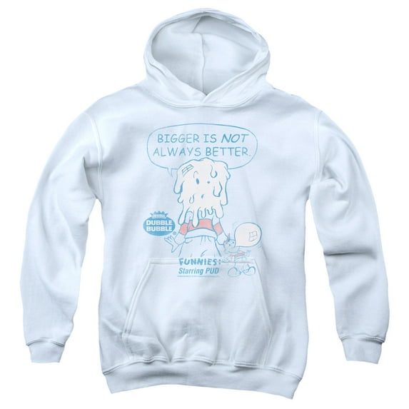 Dubble Bubble - Bigger - Youth Hooded Sweatshirt - Medium