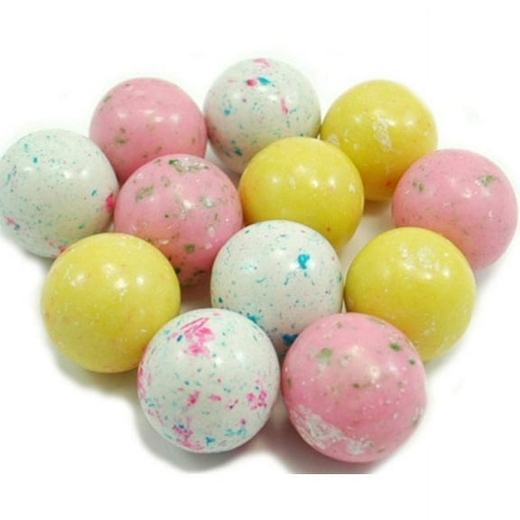 Dubble Bubble Birthday Cake Gum Balls 3 lb. Bulk Bag