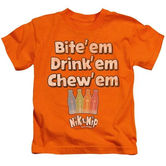 Dubble Bubble - Bite Drink Chew - Juvenile Short Sleeve Shirt - 5/6