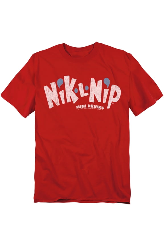 T-Shirt Distressed Logo Unisex Graphic Tee For Men & Women Red 