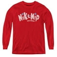 thumbnail image 1 of Dubble Bubble & Distressed Logo - Youth Long Sleeve Tee, Red - Extra Large, 1 of 1