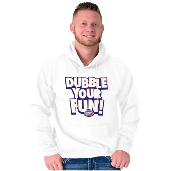 Dubble Bubble Double Your Fun Logo Hoodie Sweatshirt Women Men Brisco Brands M