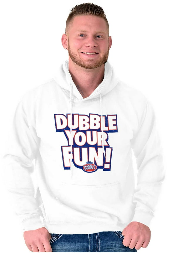 Double Your Fun Logo Hoodie Sweatshirt Women Men Brisco Brands X