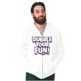 thumbnail image 1 of Dubble Bubble Double Your Fun Logo Zip Up Hoodie Men's Women's Brisco Brands M, 1 of 6