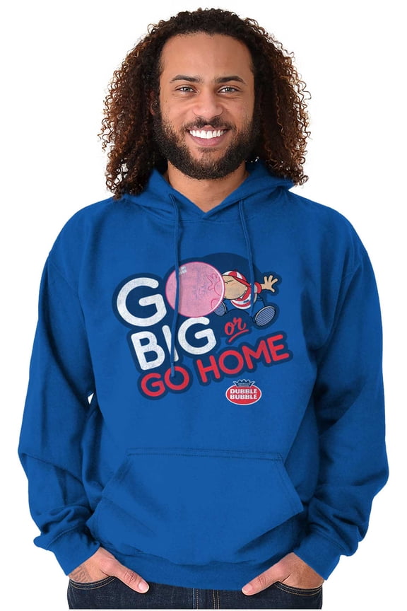 Dubble Bubble Go Big Or Go Home Logo Hoodie Sweatshirt Women Men Brisco Brands X