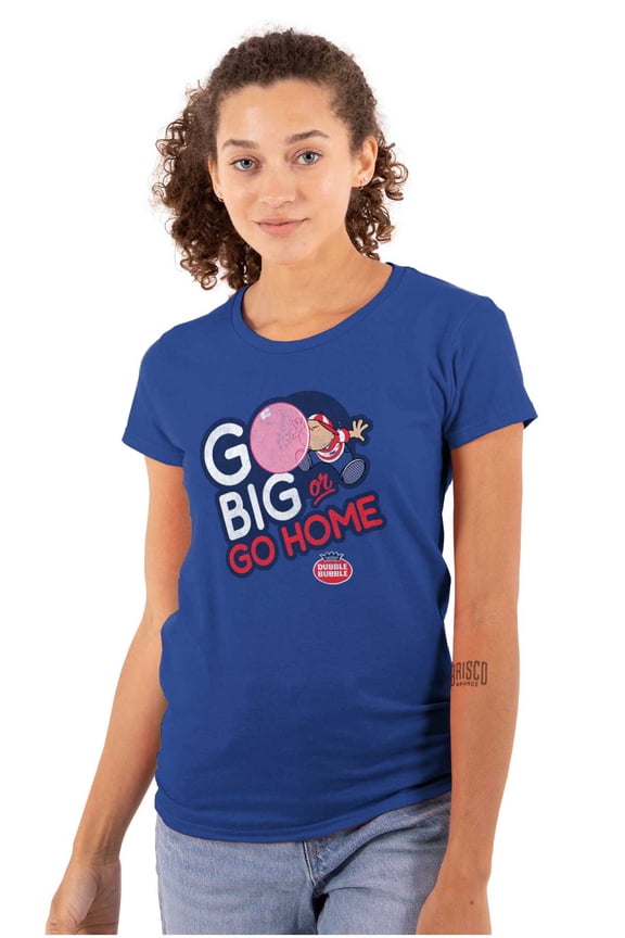 Go Big Or Go Home Logo Women's T Shirt Ladies Tee Brisco Brands S