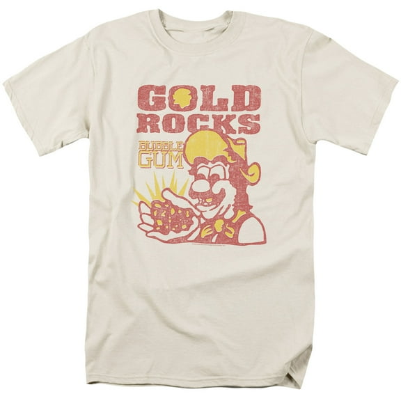 Dubble Bubble Gold Rocks Officially Licensed Adult T-Shirt M