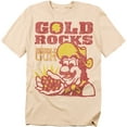 thumbnail image 1 of Dubble Bubble T-Shirt Gold Rocks Unisex Graphic Tee For Men & Women, 1 of 7