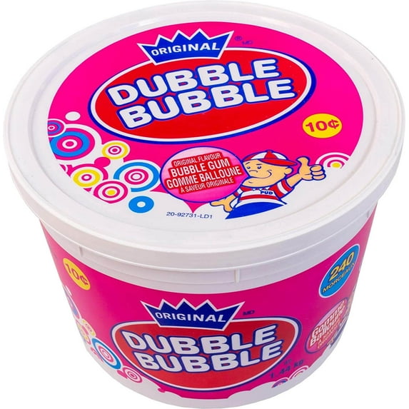 Dubble Bubble Gum Tub, 1.44 KG – Nostalgic Sweetness Perfect for Parties & Events