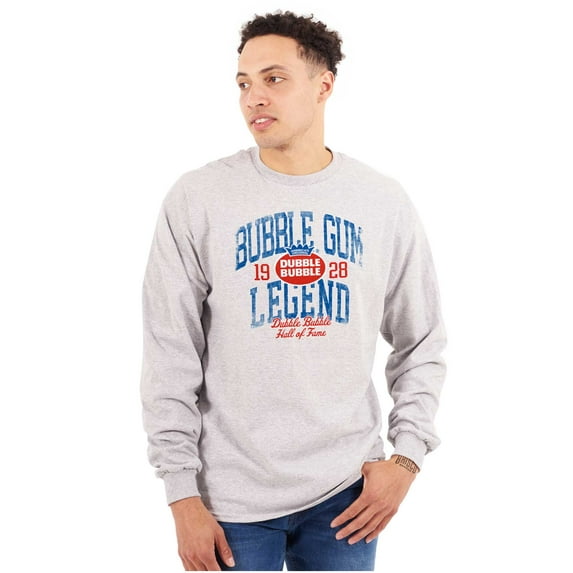 Dubble Bubble Legend Vintage Logo Unisex Plus Size Long Sleeve Tee Shirt Brisco Brands 3X