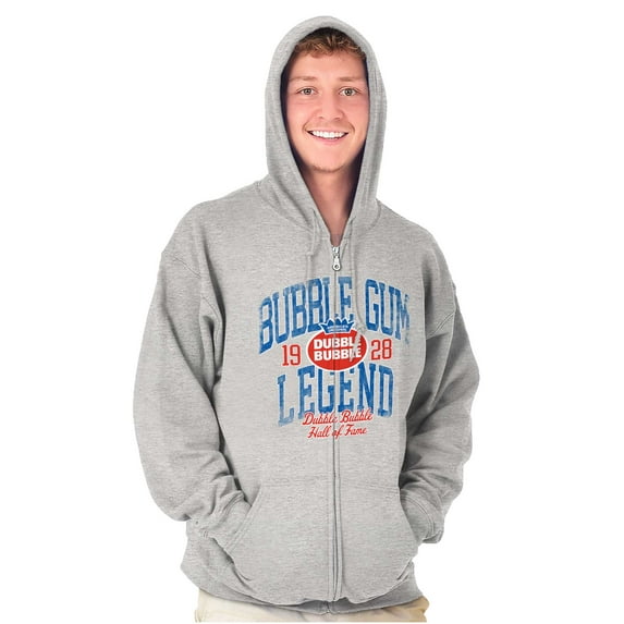 Dubble Bubble Legend Vintage Logo Zip Up Hoodie Men's Women's Brisco Brands S