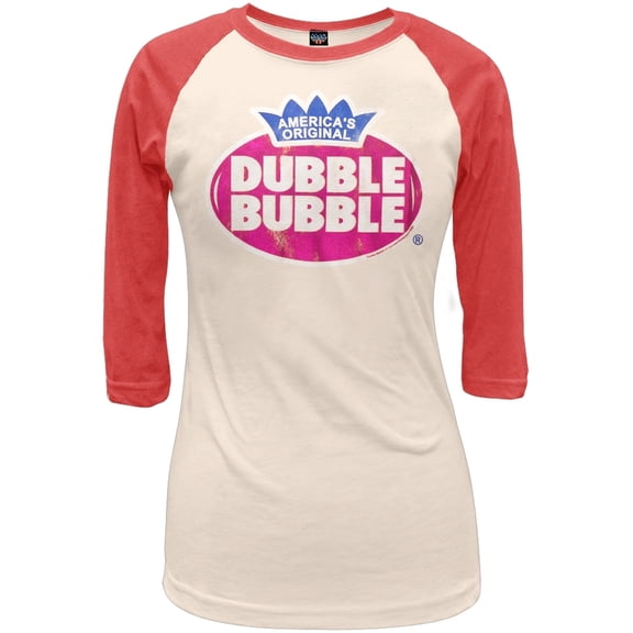 Dubble Bubble - Logo Juniors Raglan - Small