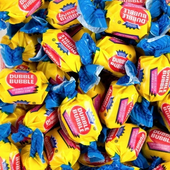 Dubble Bubble Original Wrapped Bubble Gum Classic Pink 4 lb Bulk Bag