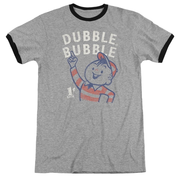 Dubble Bubble Pointing Adult Ringer Heather/Black
