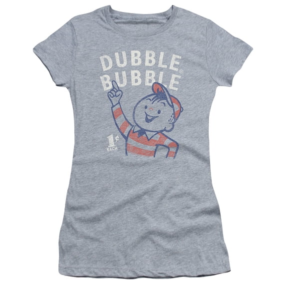 Dubble Bubble Pointing S/S Junior Women's T-Shirt Sheer Athletic Heather