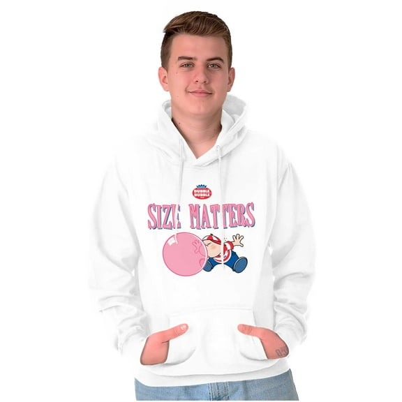 Dubble Bubble Size Matters Joke Hoodie Sweatshirt Women Men Brisco Brands M