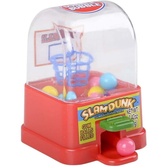 Dubble Bubble Slam Dunk Gumball Dispenser with Random Color Gumball