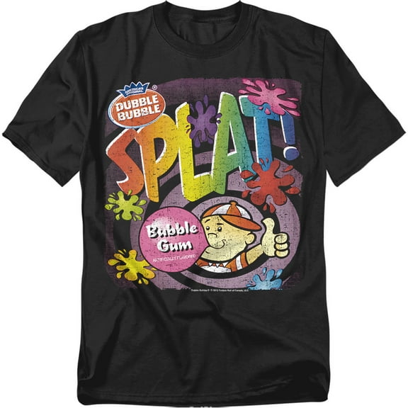 Dubble Bubble T-Shirt Splat Gum Unisex Graphic Tee For Men & Women