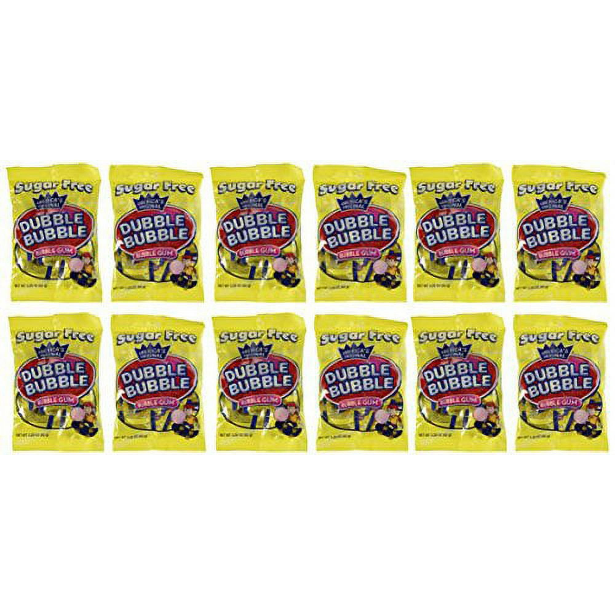 Dubble Bubble Sugar Free Original Twist 3.25oz Peg Bag 12ct (special O - View #9