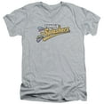 thumbnail image 1 of Dubble Bubble Tongue Splashers Logo S/S Adult V-Neck 30/1 T-Shirt Athletic Heather, 1 of 1