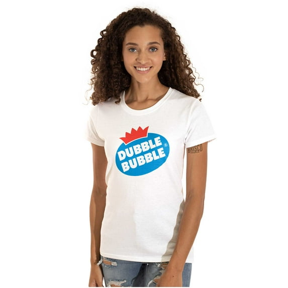 Dubble Bubble Vintage Double Women's T Shirt Ladies Tee Brisco Brands S