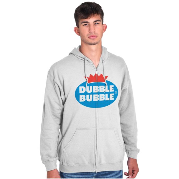 Dubble Bubble Vintage Double Zip Up Hoodie Men's Women's Brisco Brands S