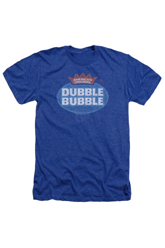 Dubble Bubble - Vintage Logo - Heather Short Sleeve Shirt - XX-Large