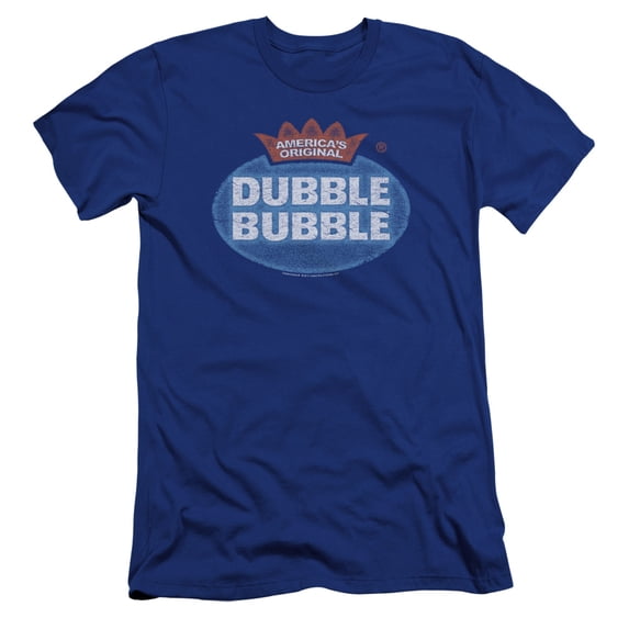 Dubble Bubble - Vintage Logo - Premium Slim Fit Short Sleeve Shirt - Large