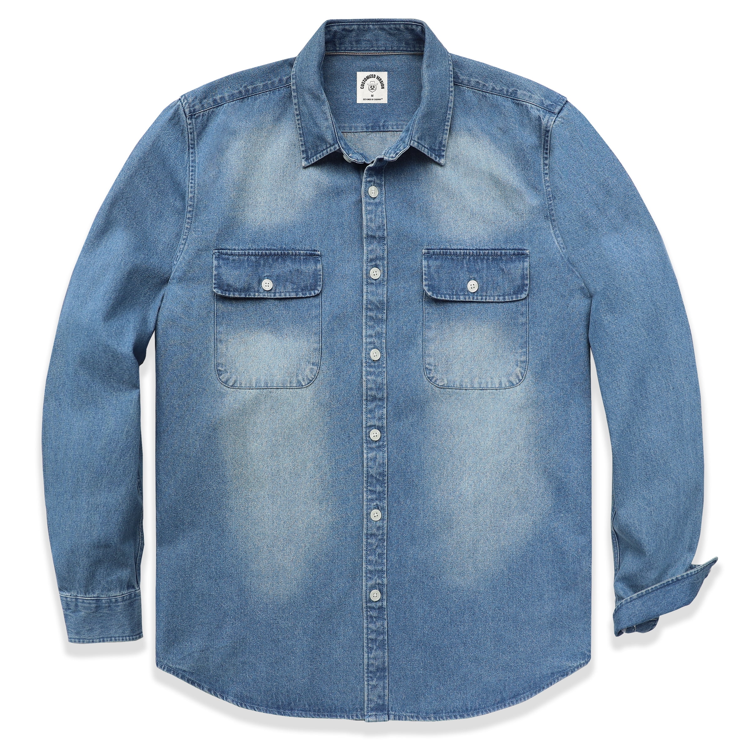 Varong Blue Mens Denim Shirt at Rs 450 in New Delhi | ID: 20483153673