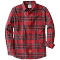 thumbnail image 1 of Dubinik® Flannel Shirt for Men 100% Cotton Mens Flannel Shirts Long Sleeve Plaid Soft Casual Button Down Shirt Men, 1 of 6