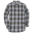 thumbnail image 1 of Dubinik® Flannel Shirt for Men Long Sleeve Men's Casual Button-Down Shirt 100% Cotton Soft Plaid Regular Fit with Pockets, 1 of 7