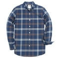 thumbnail image 1 of Dubinik® Mens Flannel Shirts Long Sleeve Button Down Casual Work Plaid Shirt Men All Cotton Soft with Pocket Regular Fit, 1 of 7