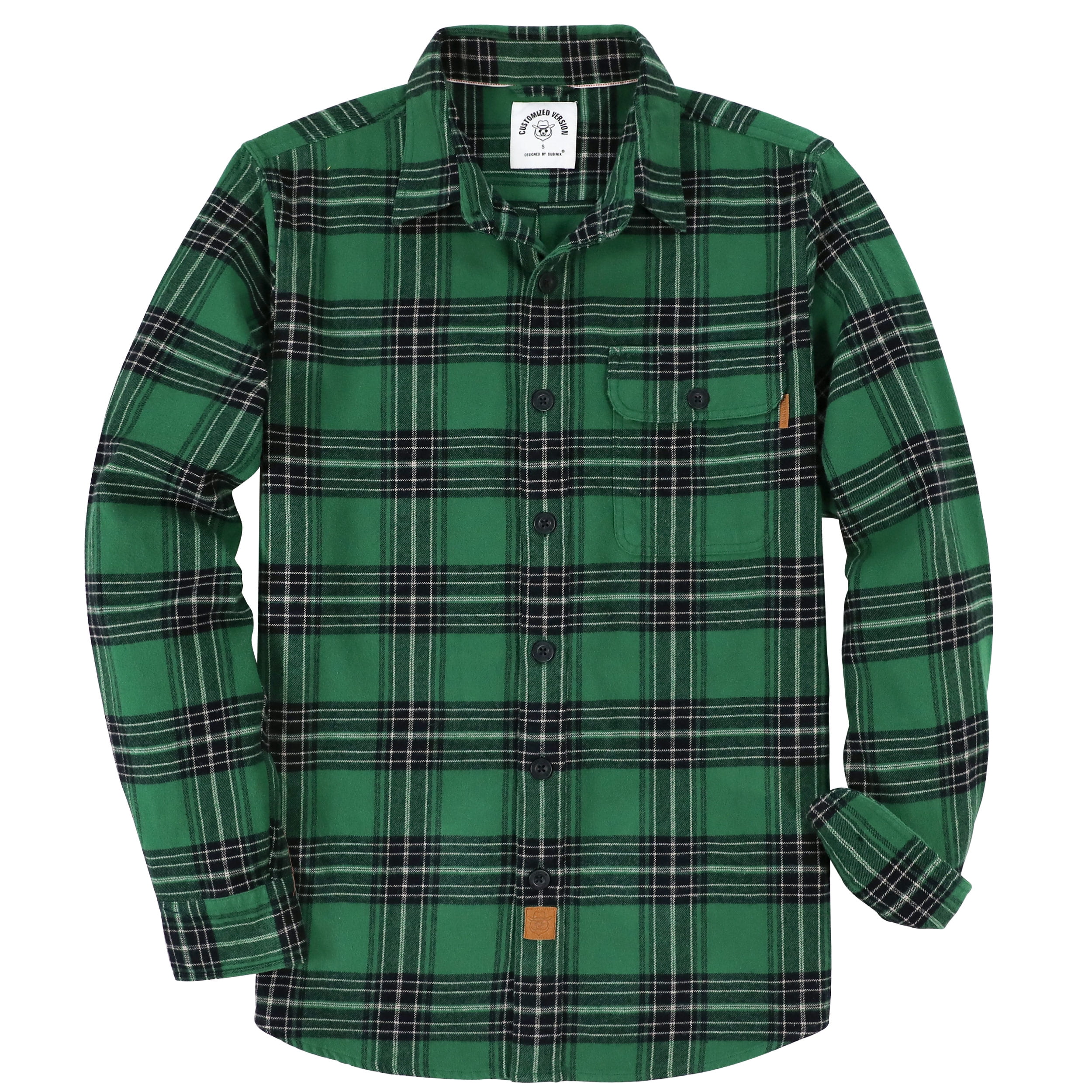 Warm Men’s Long Sleeve Flannel Shirt