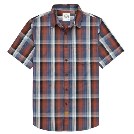 Dubinik® Mens Short Sleeve Button Down Shirts Summer Vintage Short Sleeve Button Down Men Lightweight Men's Casual Shirts