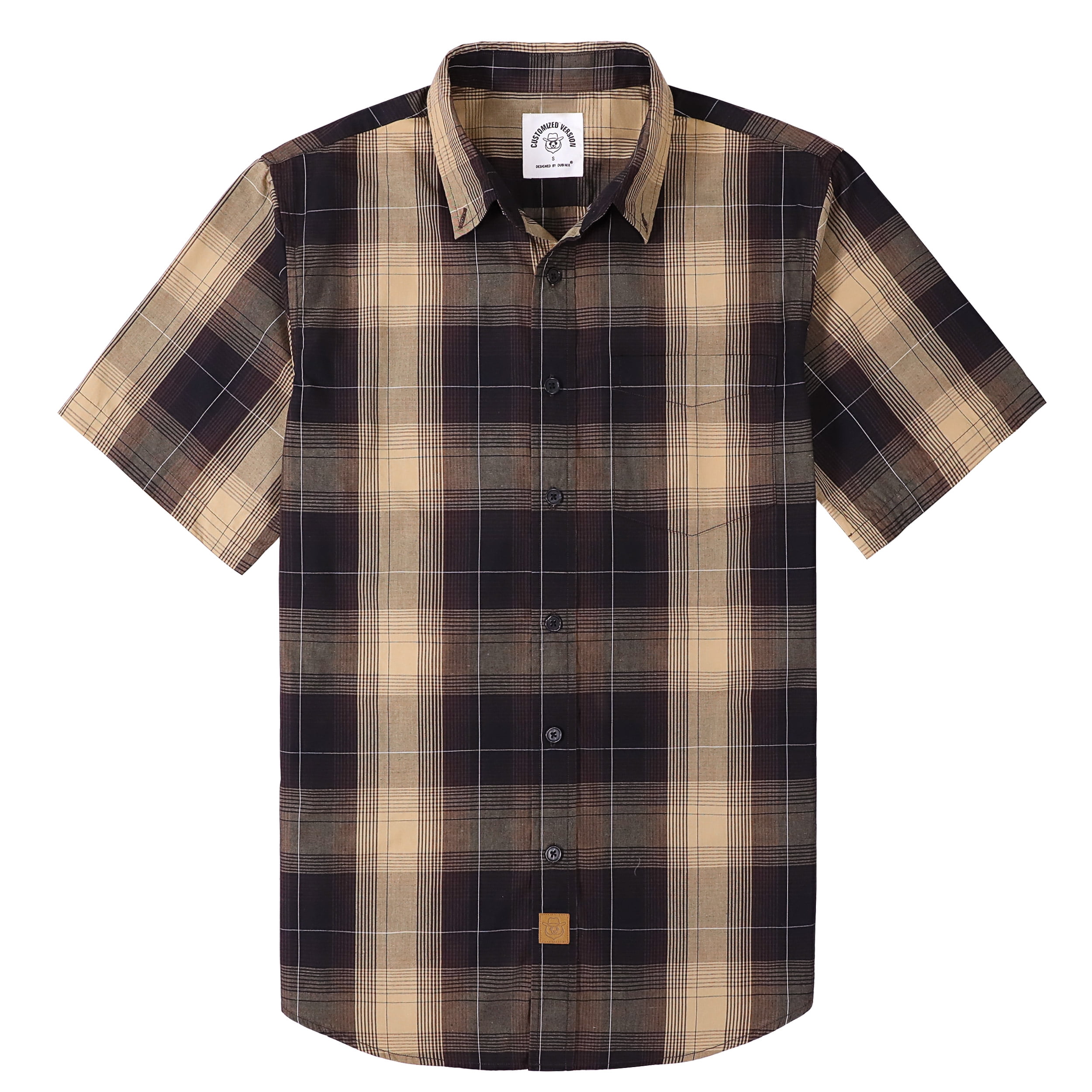 Short Sleeve Button Down Shirt Men