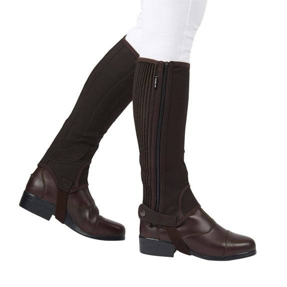 Dublin Childs Easy Care Half Chaps Large Black
