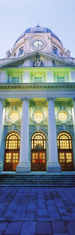 Dublin Co Dublin Ireland Government Building Canvas Art - The Irish Image Collection Design Pics (11 x 35)