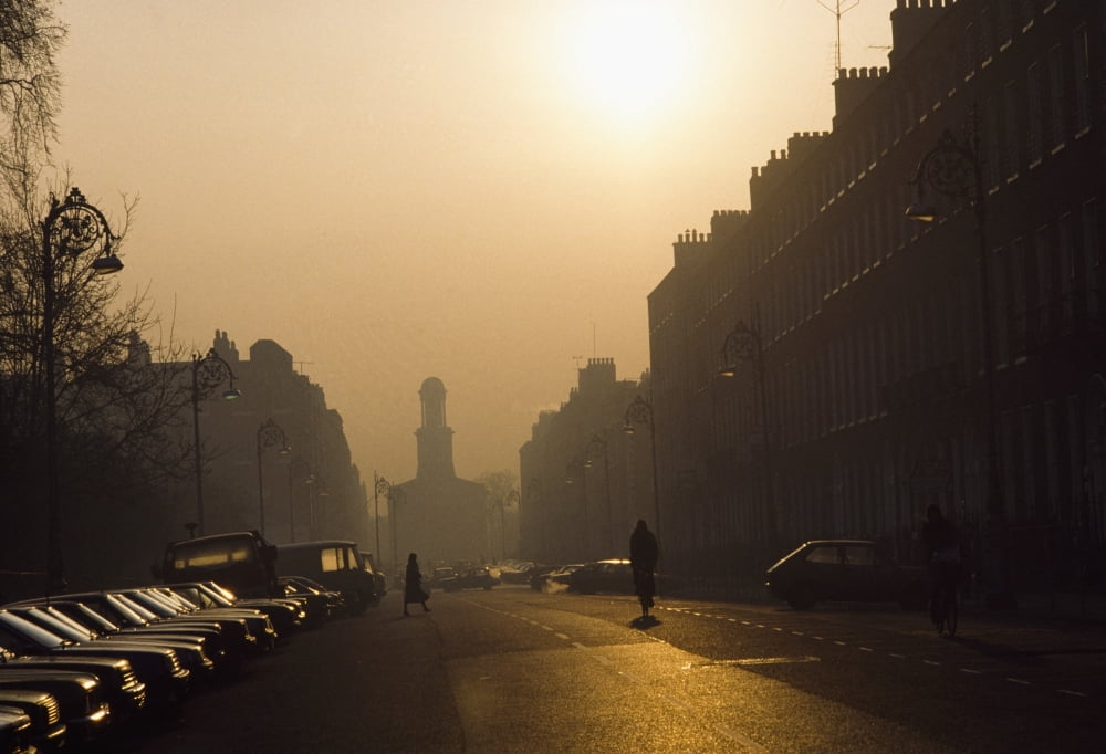 Dublin Co Dublin Ireland Upper Mount Street Canvas Art - The Irish Image Collection Design Pics (18 x 12)