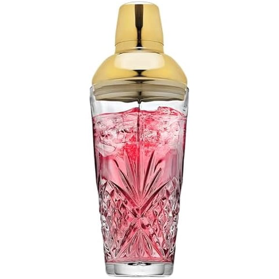 Dublin Cocktail Shaker, Martini Shaker, 17oz (Gold)