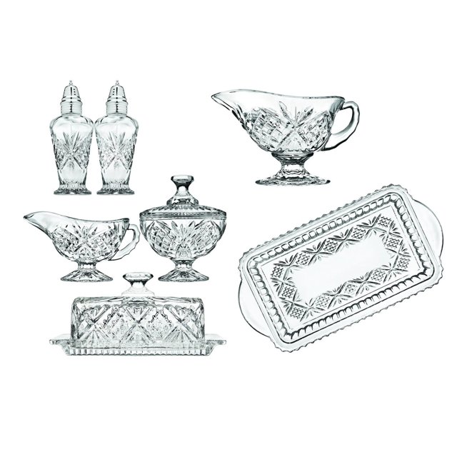 Dublin Crystal 8 Piece Hostess Serving Set