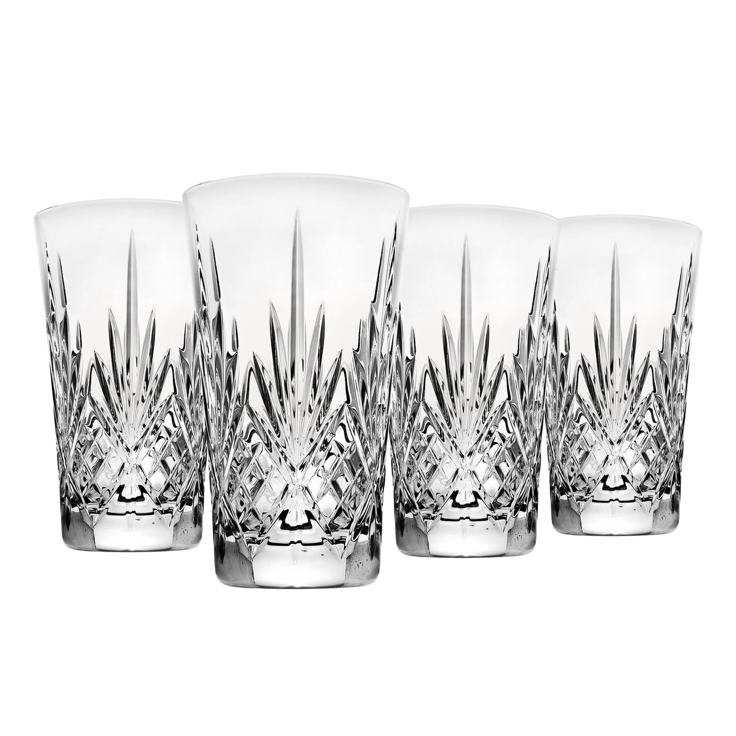 Dublin Crystal Drinking Glass 12oz, Set of 4